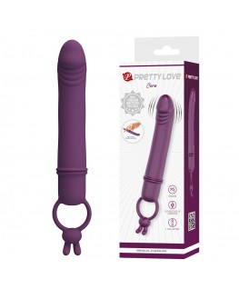 PRETTY LOVE - CORA VIBRATORE A FORMA DI PENE CON ANELLO DI RESISTENZA