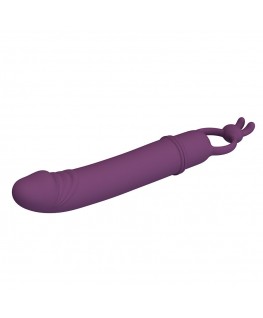 PRETTY LOVE - CORA VIBRATORE A FORMA DI PENE CON ANELLO DI RESISTENZA