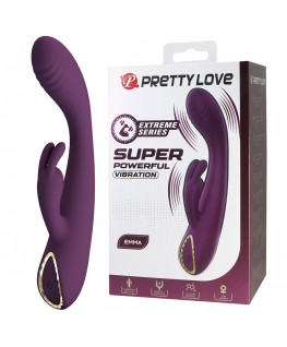 PRETTY LOVE - EMMA VIBRATORE VIOLA CON STIMOLATORE RABBIT