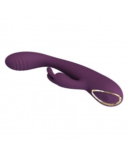 PRETTY LOVE - EMMA VIBRATORE VIOLA CON STIMOLATORE RABBIT