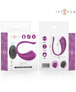 INTENSE - OLIVIA PURPLE UOVO VIBRANTE CON TELECOMANDO