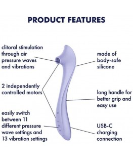 SATISFYER - EASY LOVER VIBRADOR & ESTIMULADOR AIR PULSE