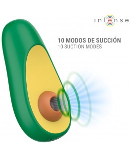 INTENSE - WAKI STIMOLATORE CLITORIDEO AD ASPIRAZIONE AVOCADO