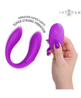 INTENSE - NORA STIMOLATORE VIBRANTE A MORSETTO VIOLA