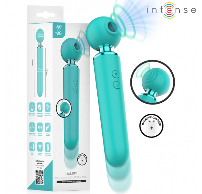 INTENSE - HAMBY ASPIRATORE MULTIFUNZIONE CON ASPIRAZIONE E VIBRAZIONE