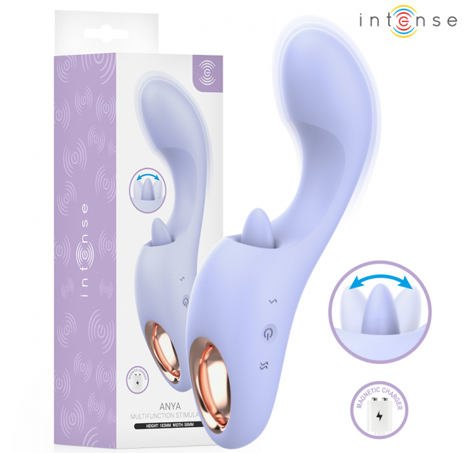 INTENSE - ANYA STIMOLATORE DI VIBRAZIONE E MOVIMENTO MULTIFUNZIONE