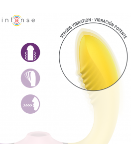 INTENSE - WILLOW  STIMOLATORE A VIBRAZIONE E ASPIRAZIONE 3 IN 1