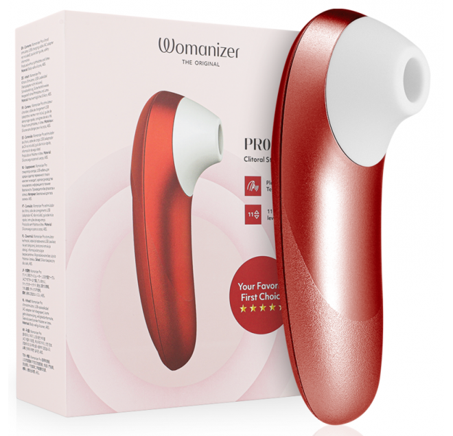 WOMANIZER - STIMOLATORE CLITORIDEO PRO VIBRANTE BORDEAUX