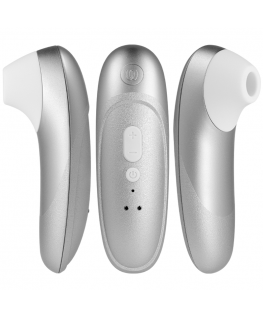 WOMANIZER - STIMOLATORE CLITORIDEO PRO VIBRANTE, COLORE ARGENTO E GRIGIO