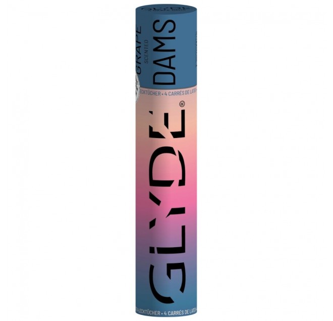 SHEER GLYDE - DAMS LAMINAS LATEX ORAL SEX GRAPES