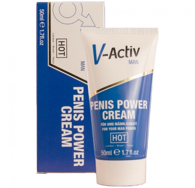 HOT - V-ACTIV PENIS POWER CREAM PER UOMO 50 ML