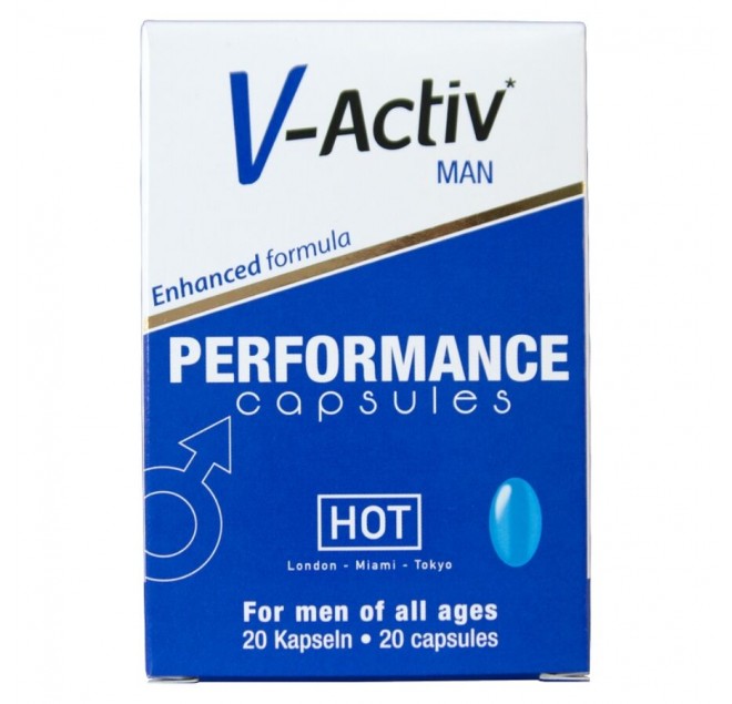 HOT - V-ACTIV CAPS UOMO 20 UNITÀ