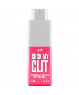 INTT - SUCK MY CLIT GEL EFFETTO ASPIRAZIONE FRAGOLA SELVAGGIA 15 ML