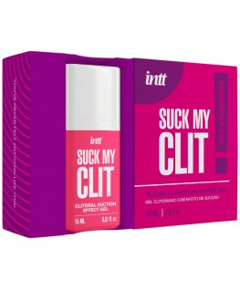 INTT - SUCK MY CLIT GEL EFFETTO ASPIRAZIONE FRAGOLA SELVAGGIA 15 ML