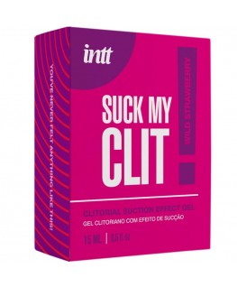 INTT - SUCK MY CLIT GEL EFFETTO ASPIRAZIONE FRAGOLA SELVAGGIA 15 ML