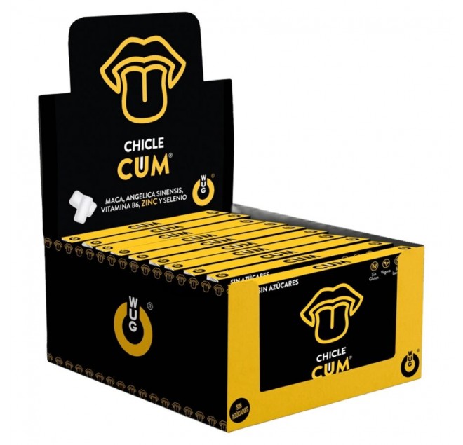 WUG SEX SENSE - AUMENTATORE DI SPERMA E POTENZIATORE DI SAPORE DI SPERMA DI BANANA | ESPOSITORE 12 X 8 UNITÀ