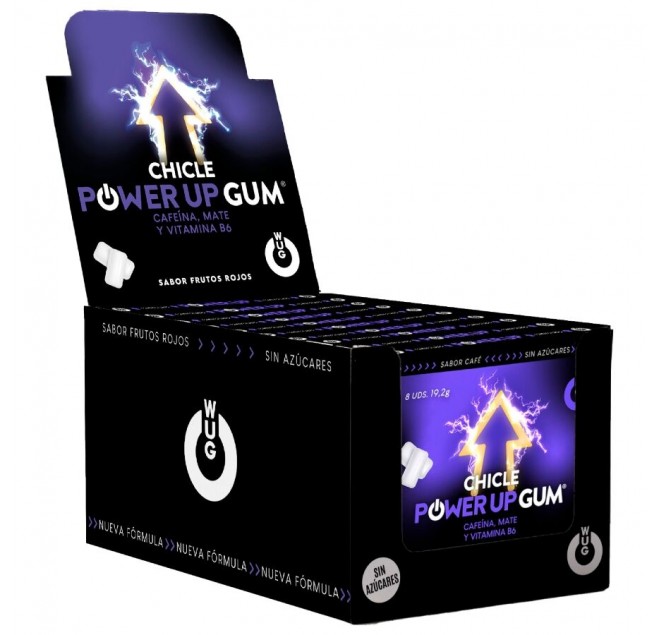 WUG POWER UP - ENERGY BOOST E POTENZIATORE DI CONCENTRAZIONE | ESPOSITORE 12 X 8 UNITÀ