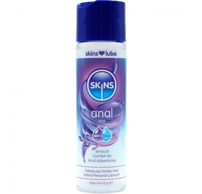 SKINS - LUBRIFICANTE ANALE IBRIDO A BASE DI ACQUA E SILICONE 130 ML