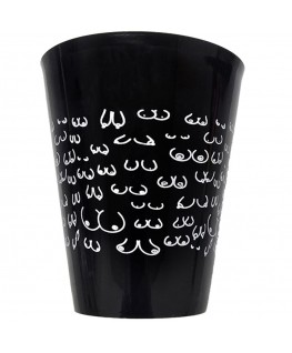 DIABLO PICANTE - TAZZA NERA 500 ML CON SENO BIANCO