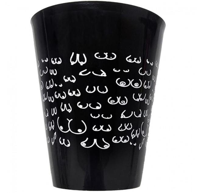 DIABLO PICANTE - TAZZA NERA 500 ML CON SENO BIANCO