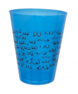 DIABLO PICANTE - TAZZA BLU 500 ML CON TETTONE NERO