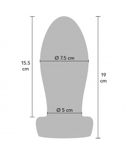 HIDDEN DESIRE - EXTREME HEAVY STRETCHER PLUG ANALE XL
