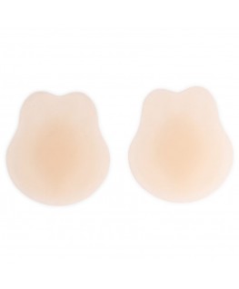 BYE-BRA - RABBIT COPAS DE SILICONA BEIGE TALLA M