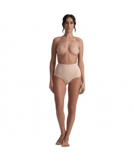 BYE-BRA - RABBIT COPAS DE SILICONA BEIGE TALLA XL