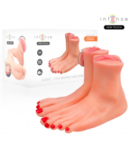 INTENSE DEEP TOUCH - MASTURBATORE A FORMA DI PIEDE IN DUE PEZZI GABBIE