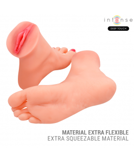 INTENSE DEEP TOUCH - MASTURBATORE A FORMA DI PIEDE IN DUE PEZZI GABBIE