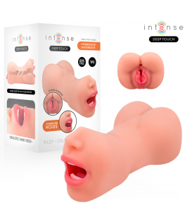 INTENSE DEEP TOUCH - MASTURBATORE RILEY A DOPPIA BOCCA E VAGINA