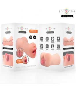 INTENSE DEEP TOUCH - MASTURBATORE RILEY A DOPPIA BOCCA E VAGINA