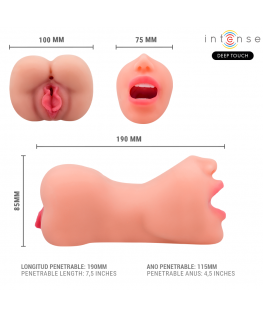 INTENSE DEEP TOUCH - MASTURBATORE RILEY A DOPPIA BOCCA E VAGINA