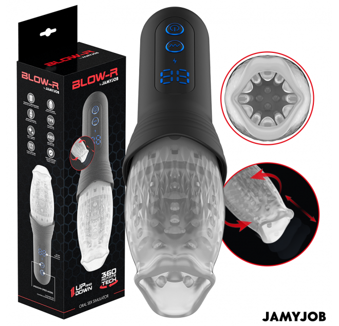 JAMYJOB - MASTURBATORE BLOW-R CON SPINTA E ROTAZIONE