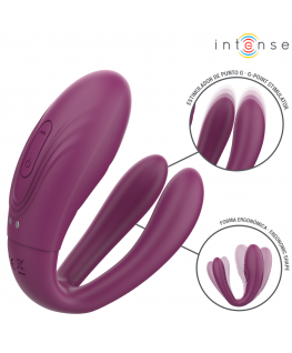 INTENSE - STIMOLATORE A MORSETTO CON VIBRAZIONE E TAPPING SANDRA CON TELECOMANDO
