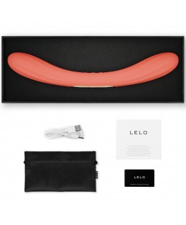 LELO - BOOMERANG VIBRATORE A DOPPIA ESTREMITÀ ROSSO CORALLO