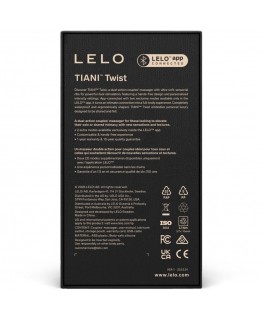 LELO - TIANI VIBRATORE A COPPIE TWIST IN SCHIUMA