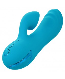 CALEXOTICS - SUNSET BEACH SEDUCER VIBRATORE E STIMOLATORE 10 FUNZIONI BLU