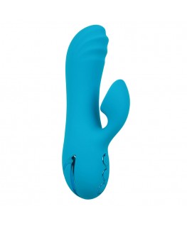 CALEXOTICS - SUNSET BEACH SEDUCER VIBRATORE E STIMOLATORE 10 FUNZIONI BLU