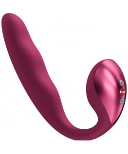 FUN FACTORY - VIBRATORE ALLEGRO INSERIBILE A DOPPIO IMPULSO D'ARIA ROSSO VINO