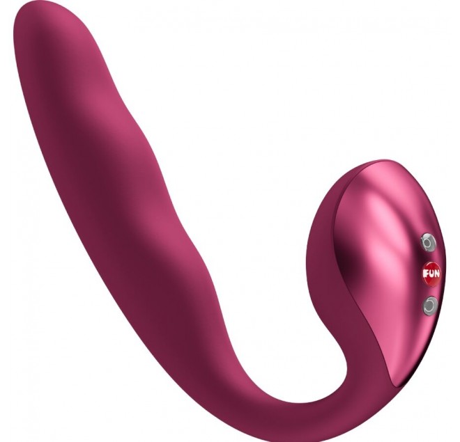FUN FACTORY - VIBRATORE ALLEGRO INSERIBILE A DOPPIO IMPULSO D'ARIA ROSSO VINO