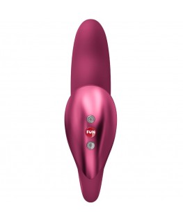 FUN FACTORY - VIBRATORE ALLEGRO INSERIBILE A DOPPIO IMPULSO D'ARIA ROSSO VINO