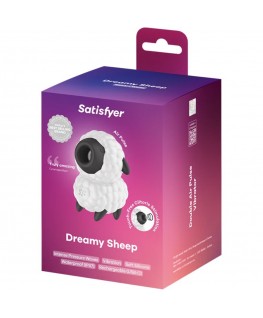SATISFYER - VIBRATORE DREAMY SHEEP E STIMOLATORE A IMPULSI D'ARIA