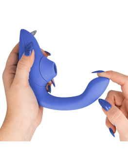 WOMANIZER - BLEND RABBIT VIBRATOR STIMOLATORE BLU VIBRANTE