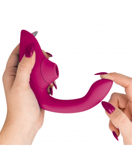 WOMANIZER - VIBRATORE STIMOLATORE CONIGLIO BLEND ROSA VIBRANTE