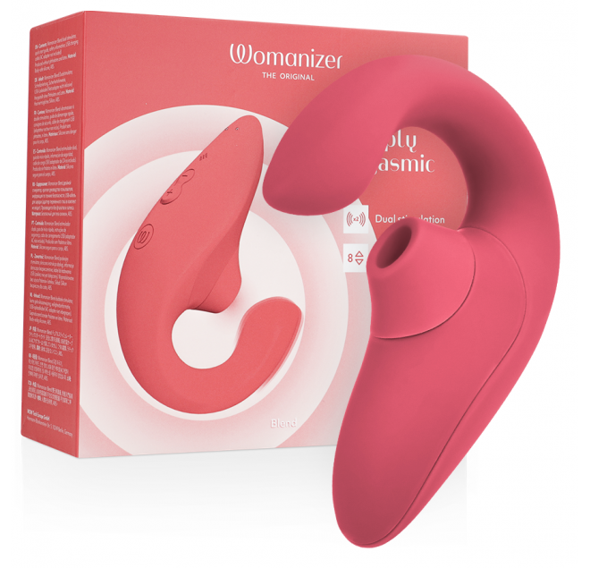 WOMANIZER - VIBRATORE STIMOLATORE CONIGLIO BLEND VIBRANT ROSE