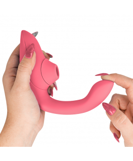 WOMANIZER - VIBRATORE STIMOLATORE CONIGLIO BLEND VIBRANT ROSE