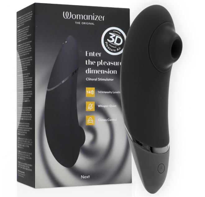 WOMANIZER - NEXT STIMOLATORE CLITORIDEO NERO
