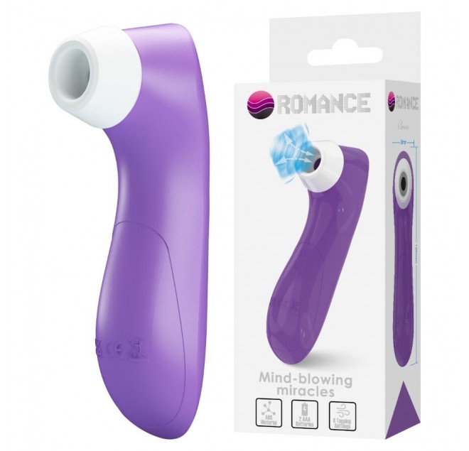 ROMANCE - STRUMENTO DI ASPIRAZIONE CLITORIDEA CON TECNOLOGIA A PULSAZIONE VIOLA