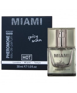 HOT - PROFUMO AI FEROMONI MIAMI SPICY MAN 30 ML